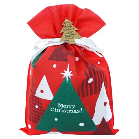 BAGGY VRECICA ZA POKLON CLASSIC CHRISTMAS CRVENA M 713575